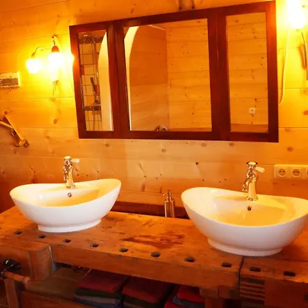 Ferienwohnung Im Gemuetlichen Blockhaus Vor Den Bergen Wielenbach Esterno foto
