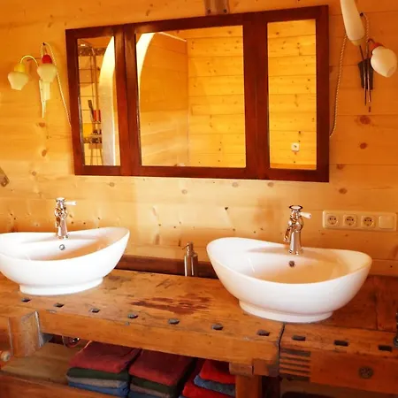 Ferienwohnung Im Gemuetlichen Blockhaus Vor Den Bergen Wielenbach Esterno foto