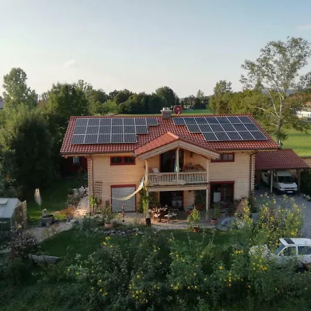 Ferienwohnung Im Gemuetlichen Blockhaus Vor Den Bergen Wielenbach Esterno foto